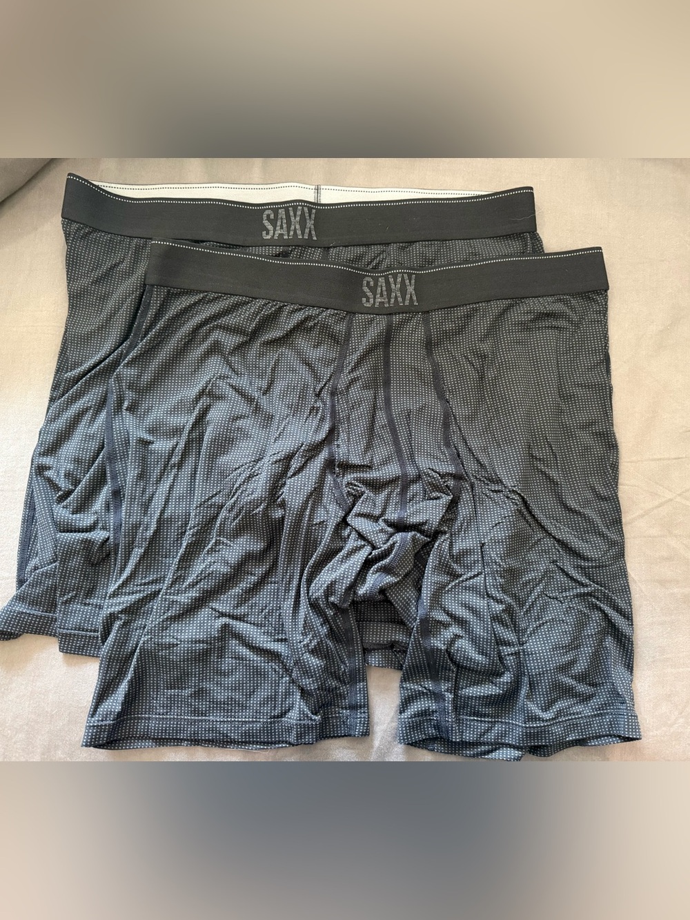 Saxx Quick Dry Mesh Microdot Boxer Briefs - Men's Two-Pack